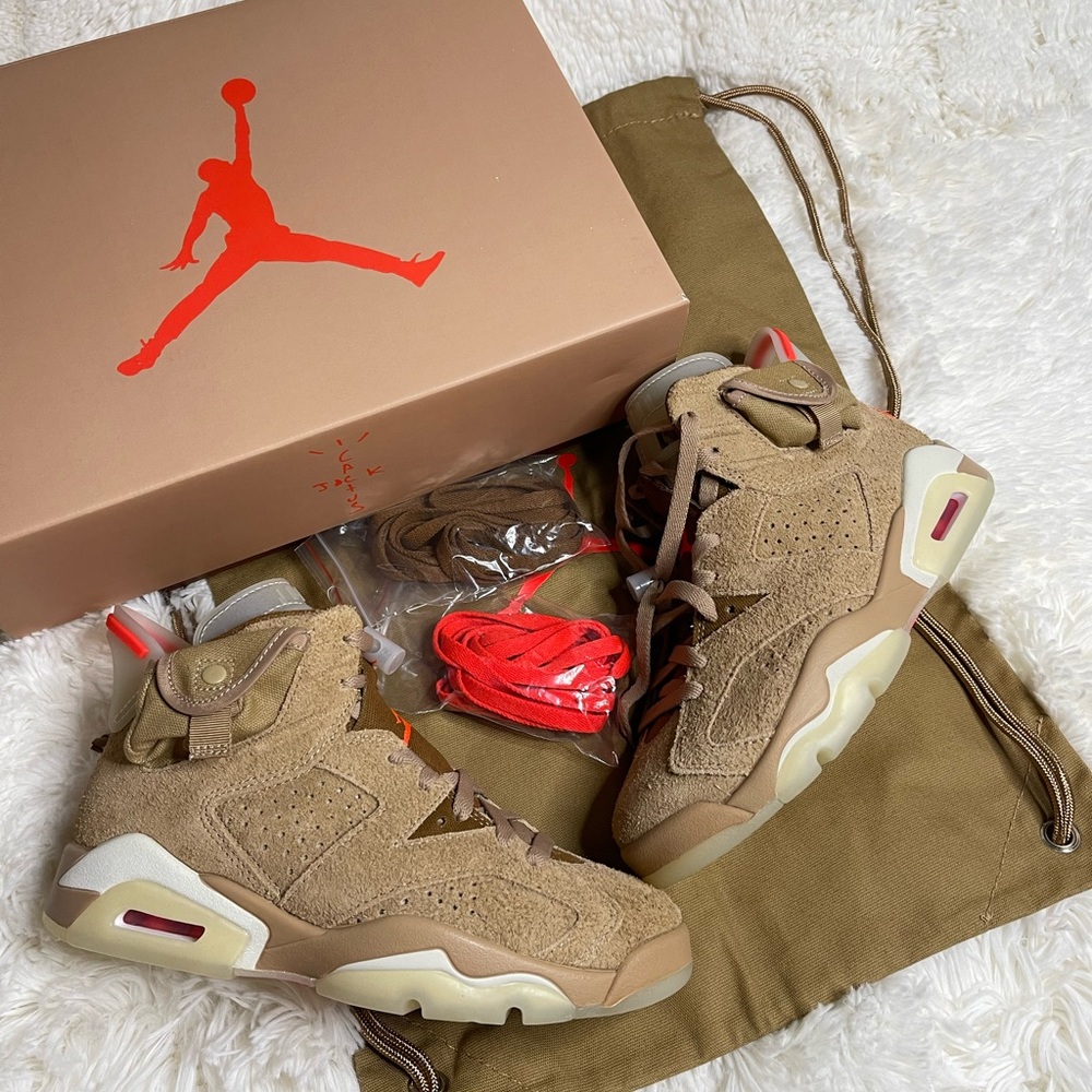 Travis Scott Air Jordan 6 British Khaki
